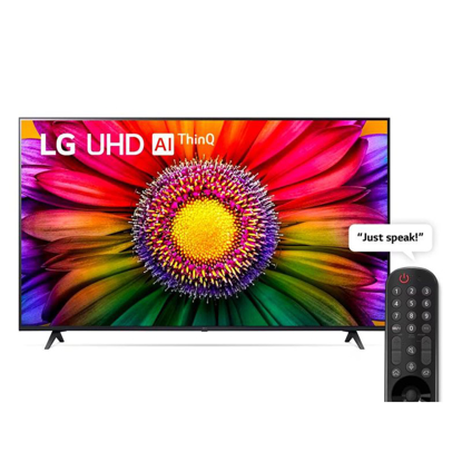 Image de Smart TV LG UHD UR80 - 70 pouces - 4k Processeur IA α7 Gen6 - ThinQ AI - Magic Remote, HDR, WebOS - 12 mois de Garantie