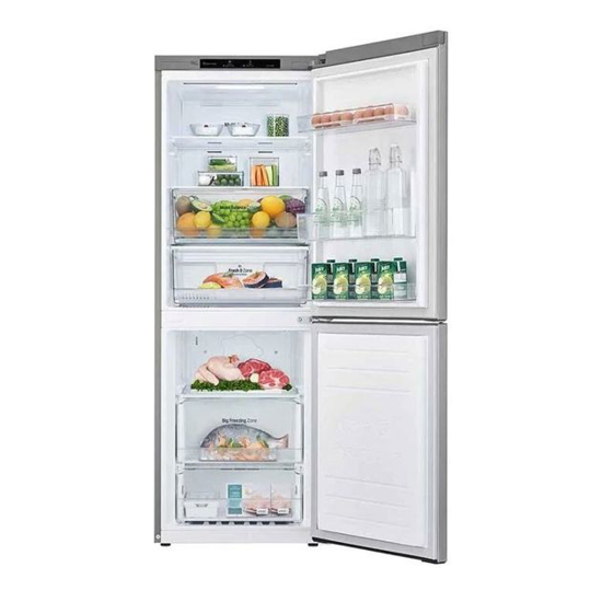 Image sur Réfrigérateur combiné LG - GC-B399NLJM - 306 litres - Argent - Garantie 12mois