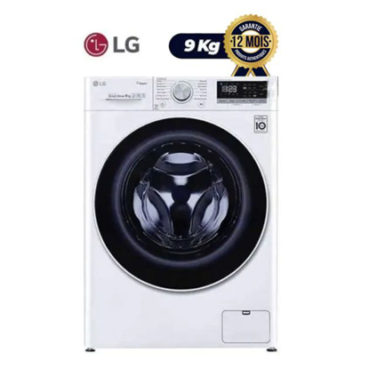 Agrandir l'image de Machine à laver Automatique LG - 9Kg - F4R3VYG6P - Blanc - Très économe en énergie - Garantie 12 Mois Image de Machine à laver Automatique LG - 9Kg - F4R3VYG6P - Blanc - Très économe en énergie - Garantie 12 Mois