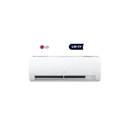 Image sur Climatiseur Dual Inverter - LG - 9000 BTU - 1,25CV -S4-Q09WAQAL- R410a - Blanc - Garantie: 06 mois