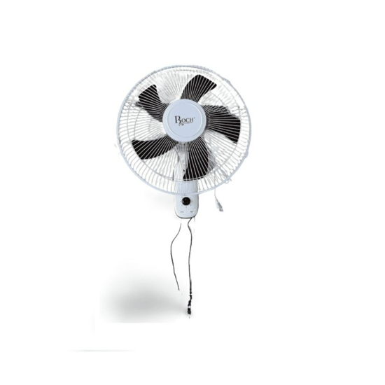 Image sur Ventilateur Mural Roch – Blanc – RWF 1615-C - 3 Vitesses Garantie 06 mois