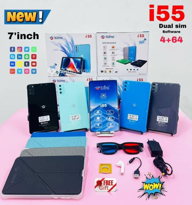 Agrandir l'image de Tablette Idino I55 Avec Sim – 64Go+4Go – 7” – 3000mah – Garantie 03 mois Image de Tablette Idino I55 Avec Sim – 64Go+4Go – 7” – 3000mah – Garantie 03 mois