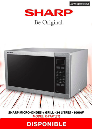 Agrandir l'image de SHARP 34L Microwave Grill - R-77AT(ST) Image de SHARP 34L Microwave Grill - R-77AT(ST)