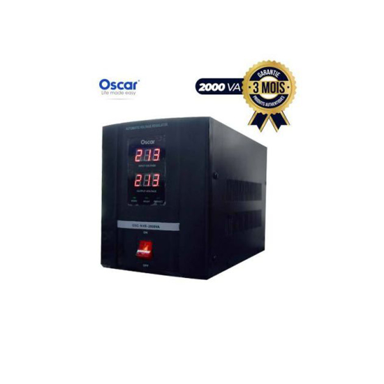 Image sur REGULATEUR DE TENSION - 2000 VA OSCAR - 06Mois Garanti