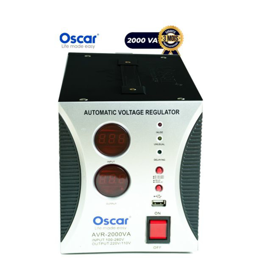 Image sur REGULATEUR DE TENSION - 2000 VA - OSCAR - 3 MOIS