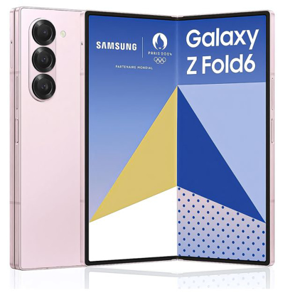 Image de Samsung Galaxy Z Fold6 - 256 Go - 12Go RAM - Ecran AMOLED dynamique pliable 2X - 7.6" - 2 Nano SIM - 50MP+10MP+12MP 8K /4MP+10MP 4K - 4400mAh - Garantie 12 mois