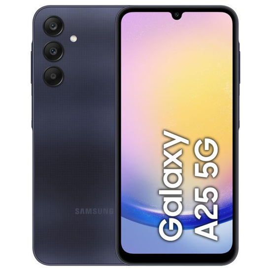 Image sur Samsung Galaxy A25 5G - 128 Go - 8Go RAM - 6,5 pouces - 50 MP + 8 MP + 2 MP/13MP - Dual Nano SIM - 5000 mAh - Garantie 12 Mois