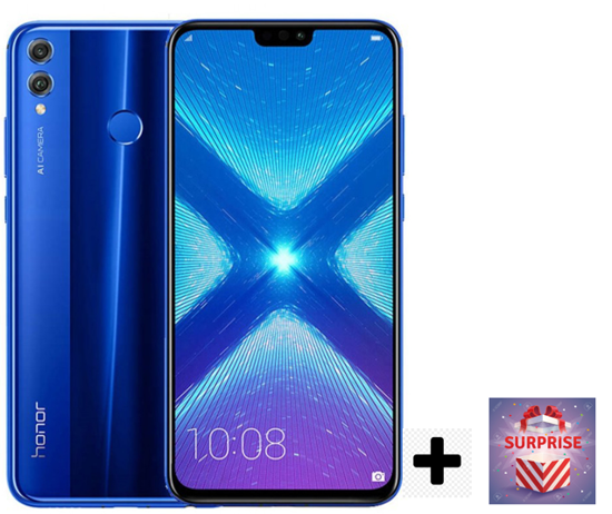 Image sur Téléphone Huawei Honor 8X-2SIM- 128GB ROM - 6GB RAM-20+2MP - 3750mAh - Garantie 3 mois + un cadeau surprise