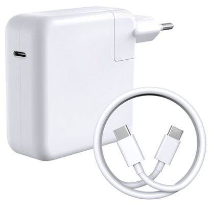 Agrandir l'image de 1 Unités Chargeur USB C 87w Compatible avec Macbook Pro 13 15 Pouces Chargeur Thunderbolt Type C Chargeur Mural pour HP Spectre Dell Image de 1 Unités Chargeur USB C 87w Compatible avec Macbook Pro 13 15 Pouces Chargeur Thunderbolt Type C Chargeur Mural pour HP Spectre Dell