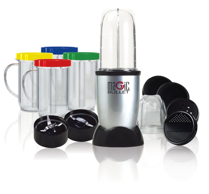 Agrandir l'image de mixeur et mélangeur Magic Bullet Express 17 pièces | Hache, mélange, mélange, broie et plus encore | Idéal pour les smoothies, les salsas et les desserts Image de mixeur et mélangeur Magic Bullet Express 17 pièces | Hache, mélange, mélange, broie et plus encore | Idéal pour les smoothies, les salsas et les desserts