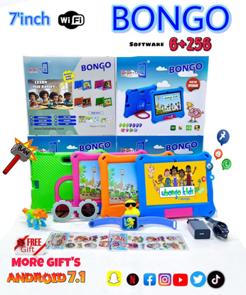 Agrandir l'image de Tablette educative Bongo - 7"-256GB ROM - 6GB RAM - Image de Tablette educative Bongo - 7"-256GB ROM - 6GB RAM -