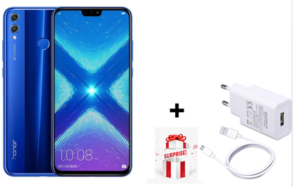 Agrandir l'image de Téléphone Huawei Honor 8X-2SIM- 64GB ROM - 4GB RAM-20+2MP - 3750mAh  ( Occasion) + chargeur Offert Image de Téléphone Huawei Honor 8X-2SIM- 64GB ROM - 4GB RAM-20+2MP - 3750mAh  ( Occasion) + chargeur Offert