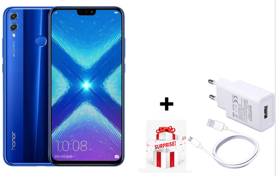 Image sur Téléphone Huawei Honor 8X-2SIM- 64GB ROM - 4GB RAM-20+2MP - 3750mAh  ( Occasion) + chargeur Offert