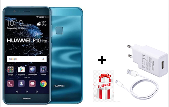 Image sur Huawei p10 LITE 64 GO / 4 GO RAM (Occasion,sans accessoires) + Chargeur de telephone