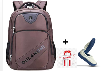 Agrandir l'image de SAC à dos - OULANSHI - Marron + une chaussure offerte Image de SAC à dos - OULANSHI - Marron + une chaussure offerte