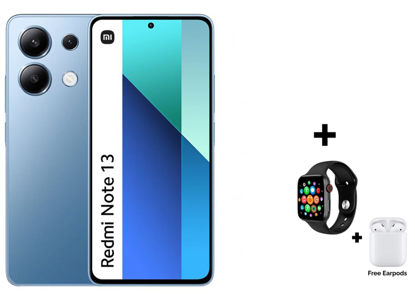 Agrandir l'image de Xiaomi Redmi Note 13 - 256GB ROM - 8GB RAM - 2SIM - 200+8+2MP - 5100mAh - Garantie 12 Mois + cadeau surprise Image de Xiaomi Redmi Note 13 - 256GB ROM - 8GB RAM - 2SIM - 200+8+2MP - 5100mAh - Garantie 12 Mois + cadeau surprise