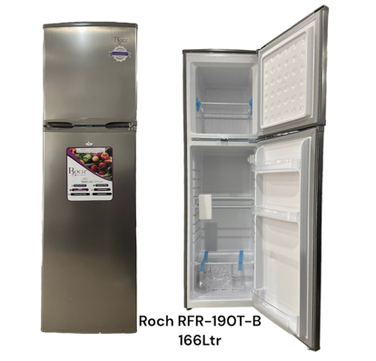 Agrandir l'image de Réfrigérateur Roch - RFR - 190T-B - 166L - Gris -06 Mois Image de Réfrigérateur Roch - RFR - 190T-B - 166L - Gris -06 Mois