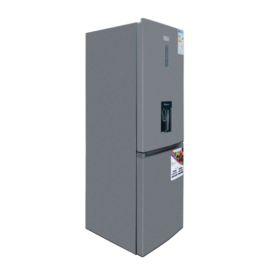 Réfrigérateur combiné - Roch - RFR-410 DB- L - 320L NoFrost avec distributeur d'eau - Gris - Garantie 6 mois