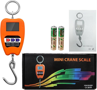Mini balance à grue 200kg, balance industrielle numérique suspendue 200kg/441lb, balances à crochet robustes en acier inoxydable (Color : Black, Size : 1) Mini balance à grue 200kg, balance industrielle numérique suspendue 200kg/441lb, balances à crochet robustes en acier inoxydable (Color : Black, Size : 1)