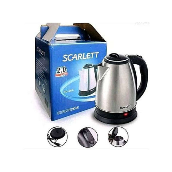 Image sur Bouilloire électrique SCARLETT SC-20 - 2 L - 2000 W - Inox - Garantie 3 mois