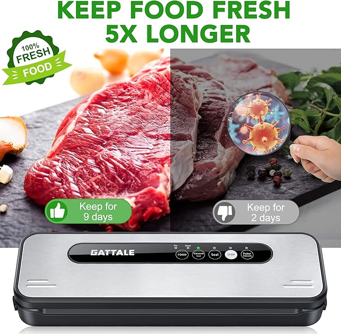 Machine Sous Vide Pour Aliments, Machine Sous Vide 62 KPa Pour La Cuisson Et La Conservation Machine Sous Vide Rechargeable 91705021