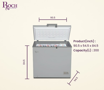 Image sur Congélateur coffre ROCH RCF‑230B‑B – 200 L – Classe T – Garantie 6 mois