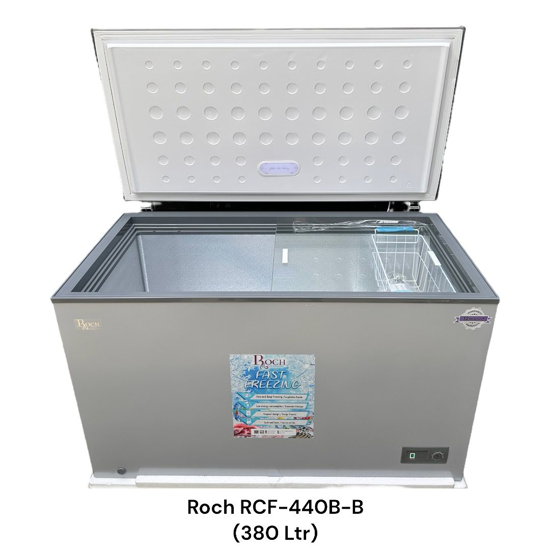 Image sur Congélateur coffre Roch RCF‑440B‑B – 380 L – 180 W – Garantie 6 mois