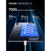 Image sur Tablette Tecno  Megapad 10 - 256Go - Ram 4Go - Ecran 10,1" pouces - Batterie 7000 mAh