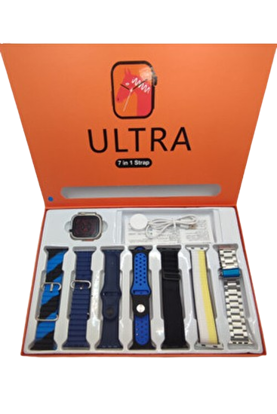 Image de Montre connectee bluetooth avec 7 bracelets full screen