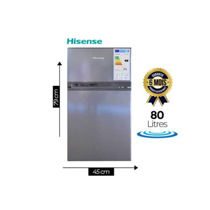 Agrandir l'image de Hisense Réfrigérateur Double Battant 80L - RD-11 - Gris - 06Mois Garanti Image de Hisense Réfrigérateur Double Battant 80L - RD-11 - Gris - 06Mois Garanti