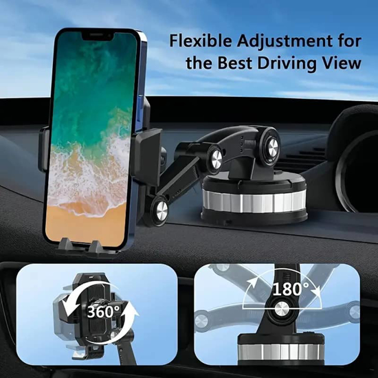 Image sur support de téléphone de voiture -  mises à niveau réglables à 360° - car phone holder mount