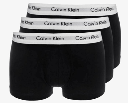 Image de Sous-vêtements Calvin Klein STRETCHLOW RISE 3PACK - Shorty - black taille XXL