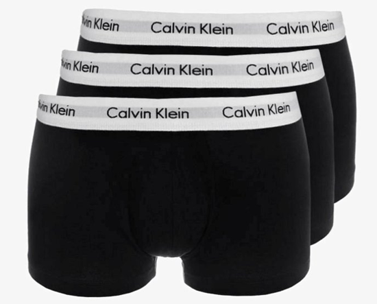 Image sur Sous-vêtements Calvin Klein STRETCHLOW RISE 3PACK - Shorty - black taille XXL