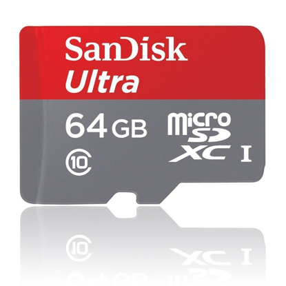 Agrandir l'image de Carte Memoire Sandisk 64Go Image de Carte Memoire Sandisk 64Go