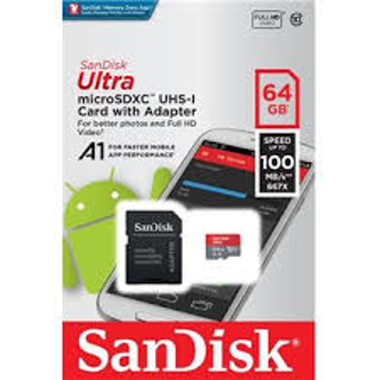 Image sur Carte Memoire Sandisk 64Go