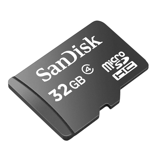 Image sur Carte memoire Sandisk 32 giga