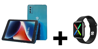 Image de Tablette Idino I55 Avec Sim – 64Go+4Go – 7” – 3000mah + Montre connectée Bluetooth