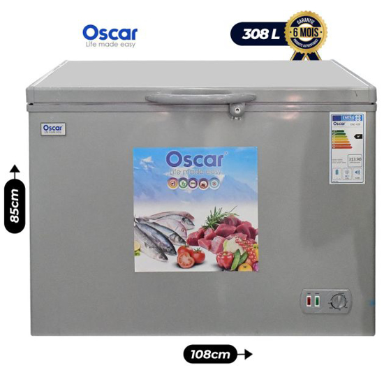 Image sur Congélateur Coffre - OSCAR -OSC 420 - 308L-SILVER - Garantie 6 Mois