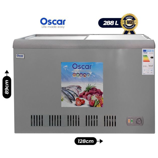 Image sur Congélateur vitré – 288 Litres – Oscar – OSC-455G – 06 Mois de Garantie