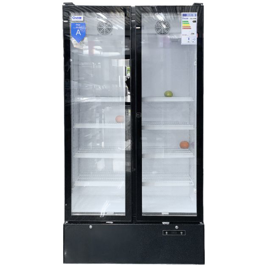 Image sur Réfrigérateur Vitrine - Oscar - Double porte - OSC-V800 - 700 litres - Noir - Garantie 6 mois