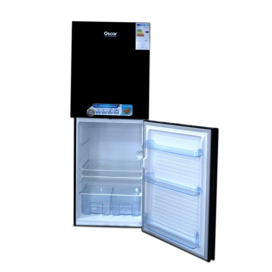 Image sur Réfrigérateur Double Battant Oscar OSC‑400MB – 400 L, A+, Inox, Classe ST/T – Garantie 6 Mois