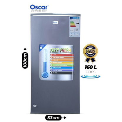 Agrandir l'image de Réfrigérateur OSCAR - 160 litres - A+ - Garantie 6 mois Image de Réfrigérateur OSCAR - 160 litres - A+ - Garantie 6 mois
