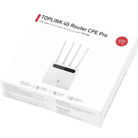 Image sur Router TOPLINK 4G CPE PRO avec batterie