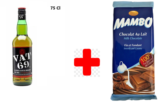 Image sur VAT 69 whisky + CHOCOLAT MAMBO