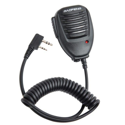 Image de MICROPHONE HAUT-PARLEUR PORTABLE POUR TALKIE-WALKIE POUR RADIO DE BAOFENG