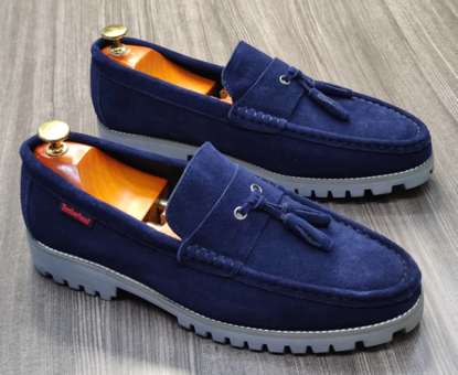 Image de Chaussure sebago avec semelle en daim deux pompons , qualité irréprochable, timberland produit générique