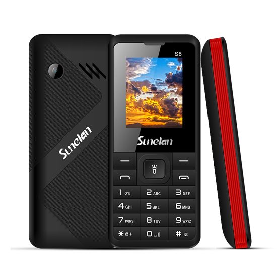 Image sur Téléphone Classique Sunelan S8 – BL5C Li-ion 1000mAh -Dual Sim – Radio FM – Noir – Garantie 03 Mois