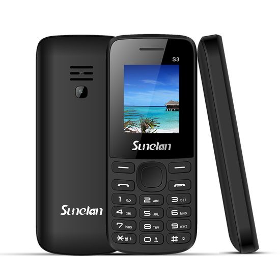 Image sur Téléphone Classique Sunelan S3 –BL5C Li-ion 1000mAh - Dual Sim – Radio FM – Noir – Garantie 03 Mois