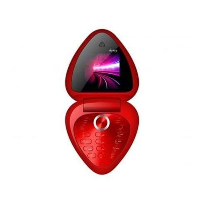 Image de Téléphone Bontel HONEY -  1.54" - 2 sim + carte mémoire mini Flip mobile - 600 Mah - rouge - 13 mois de garantie