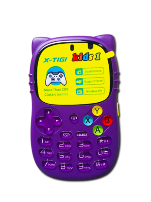 Image de KIDS 1 X-Tigi - Dual SIM - 2 Puces - Multimédia - Plus 200 Jeux Installés -  Téléphone Pour Enfants - 13 mois de garantie